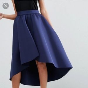 ASOS high-low scuba skirt sz. 2